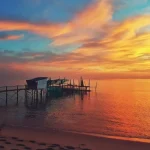 Sunset at Ong Lang Beach Phu Quoc